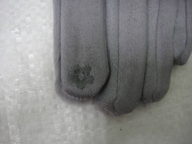  перчатки жен. экомех+под замшу