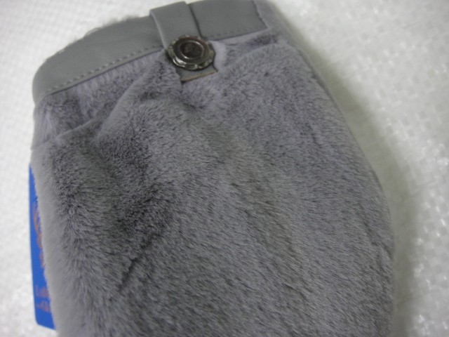  перчатки жен. экомех+под замшу