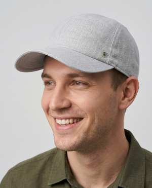  Бейсболка лён