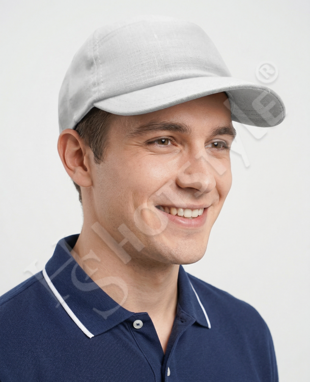  Бейсболка лён