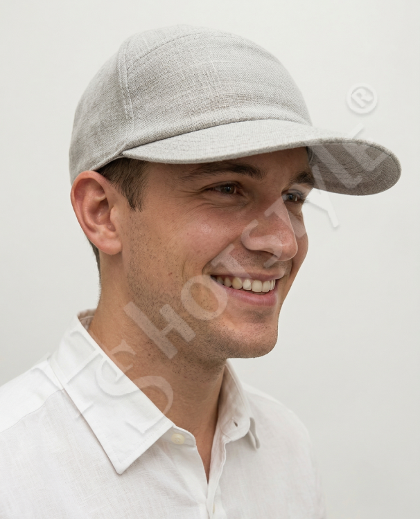  Бейсболка лён