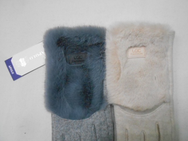   перчатки жен. кашемир+мех