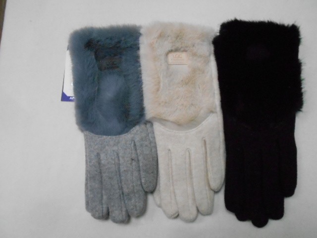   перчатки жен. кашемир+мех
