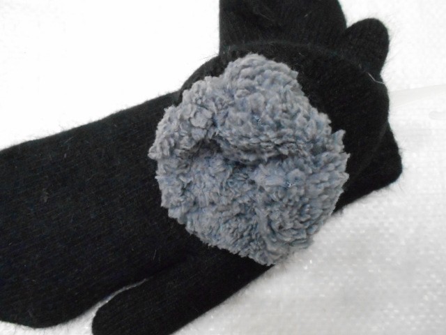  варежки жен. снежинка