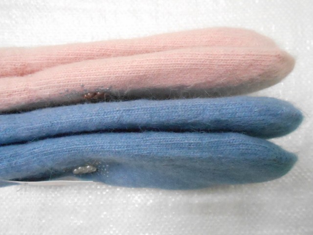  варежки жен. снежинка