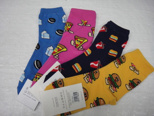  Носки жен.Фастфуд