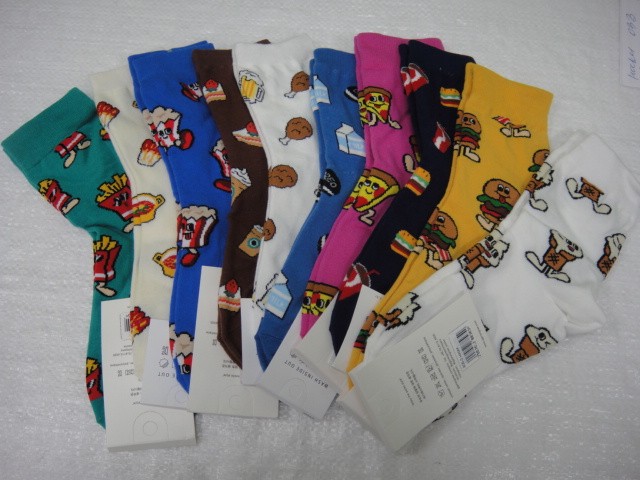  Носки жен.Фастфуд