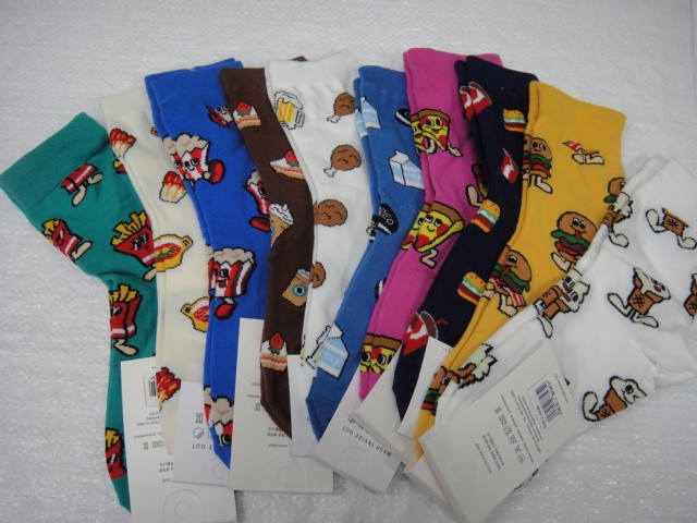  Носки жен.Фастфуд