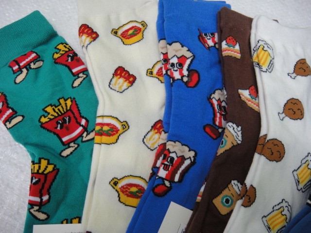  Носки жен.Фастфуд