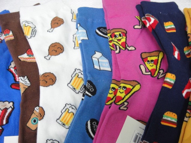  Носки жен.Фастфуд