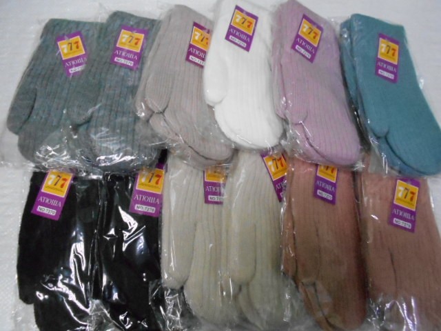  варежки жен. шерсть 