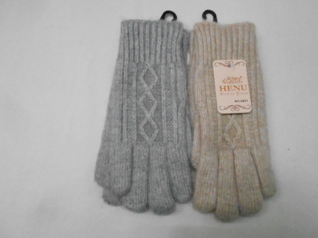   Перчатки жен. ангора+шерсть 