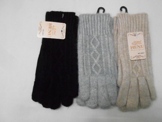   Перчатки жен. ангора+шерсть 