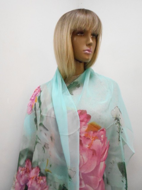  3D цветы шарфик