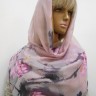  3D цветы шарфик