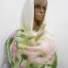  3D цветы шарфик