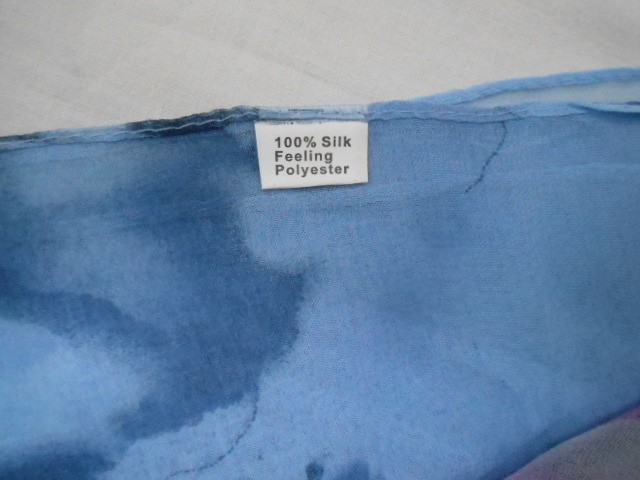  3D цветы шарфик