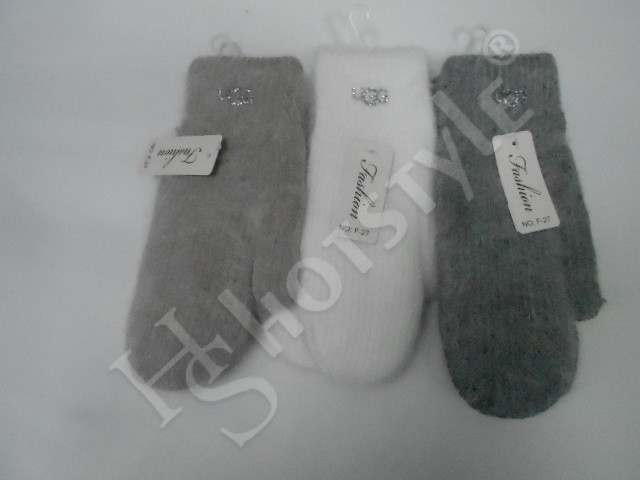  варежки жен. UGG ангора