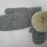  варежки жен. UGG ангора