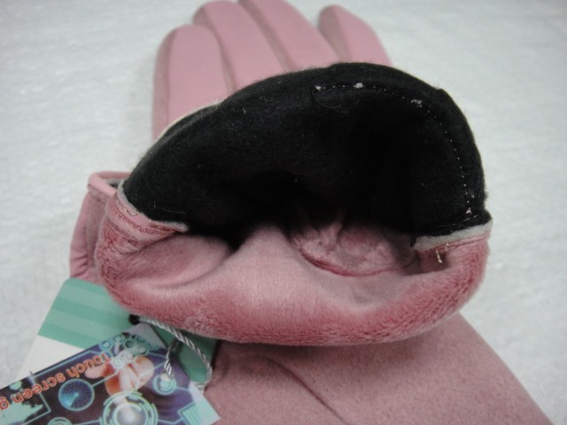   перчатки жен. плащёвка+под замшу