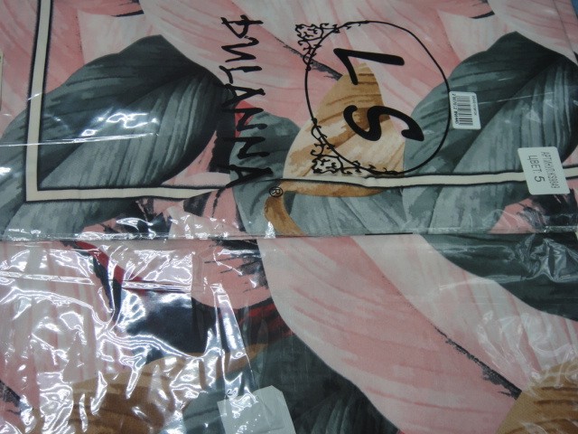  3D цветы платок