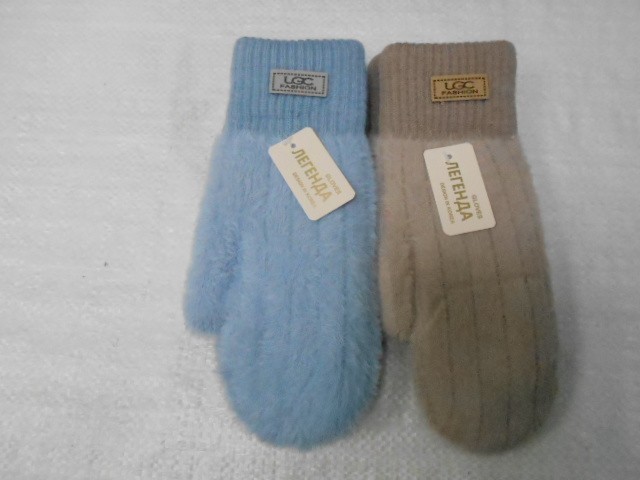  Варежки жен. норка