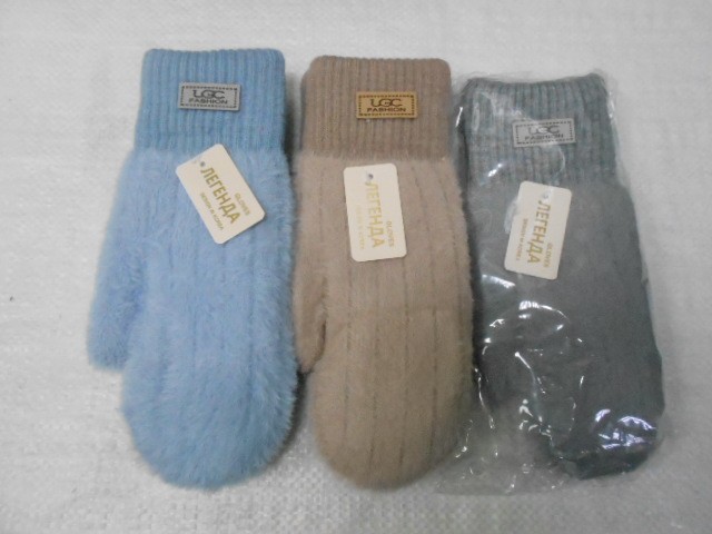  Варежки жен. норка