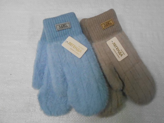  Варежки жен. норка