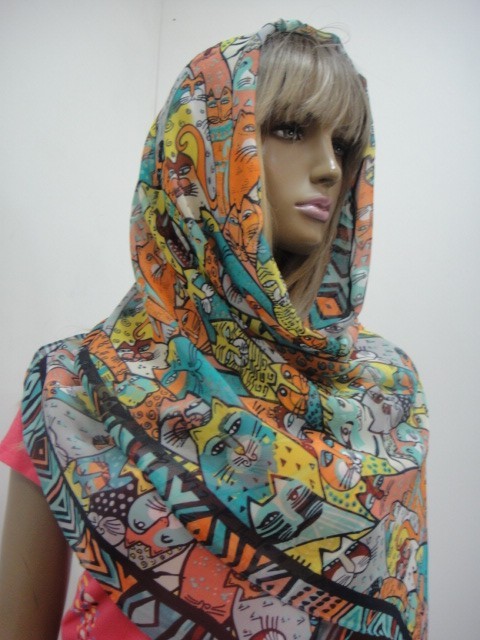  Кошки 3D шарфик