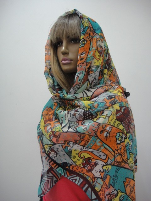  Кошки 3D шарфик