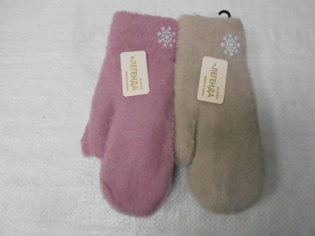  Варежки жен. норка