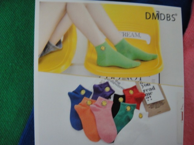  Носки жен.смайлики