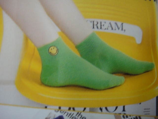  Носки жен.смайлики